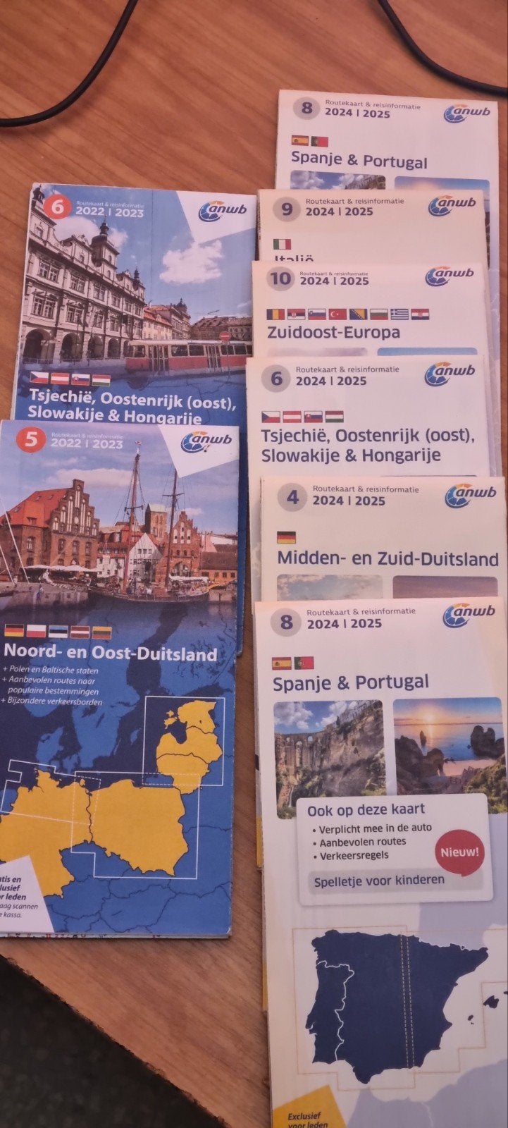ANWB Routekaarten & Reisinformatie (diverse), Boeken, Ophalen of Verzenden, Zo goed als nieuw, Europa, Overige merken