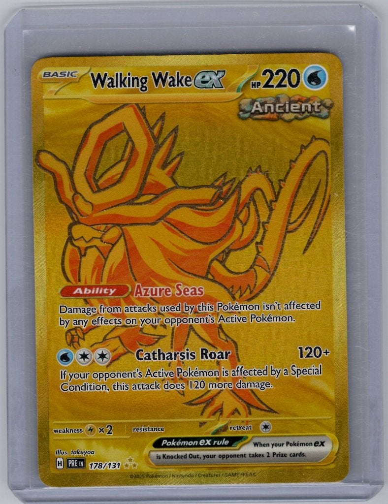 PRE178 Walking Wake ex, Ophalen of Verzenden, Nieuw, Losse kaart, Foil