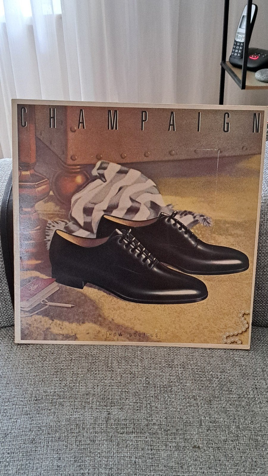 Vinyl LP   Champaign  [how bout us], LP, Ophalen of Verzenden, Zo goed als nieuw, Inclusief binnenhoes