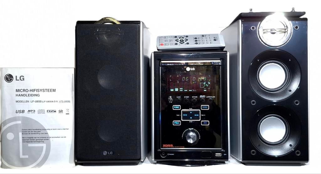 LG LF-U850D Micro Audio Hi-Fi Systeem Vintage, Audio, Tv en Foto, Radio's, Gebruikt, Radio, Met cd-speler, Ophalen of Verzenden