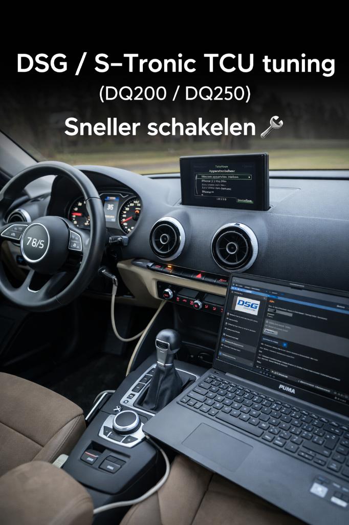 chiptuning dsg / s-tronic tcu tuning dq200/dq250 alle merken, Ophalen