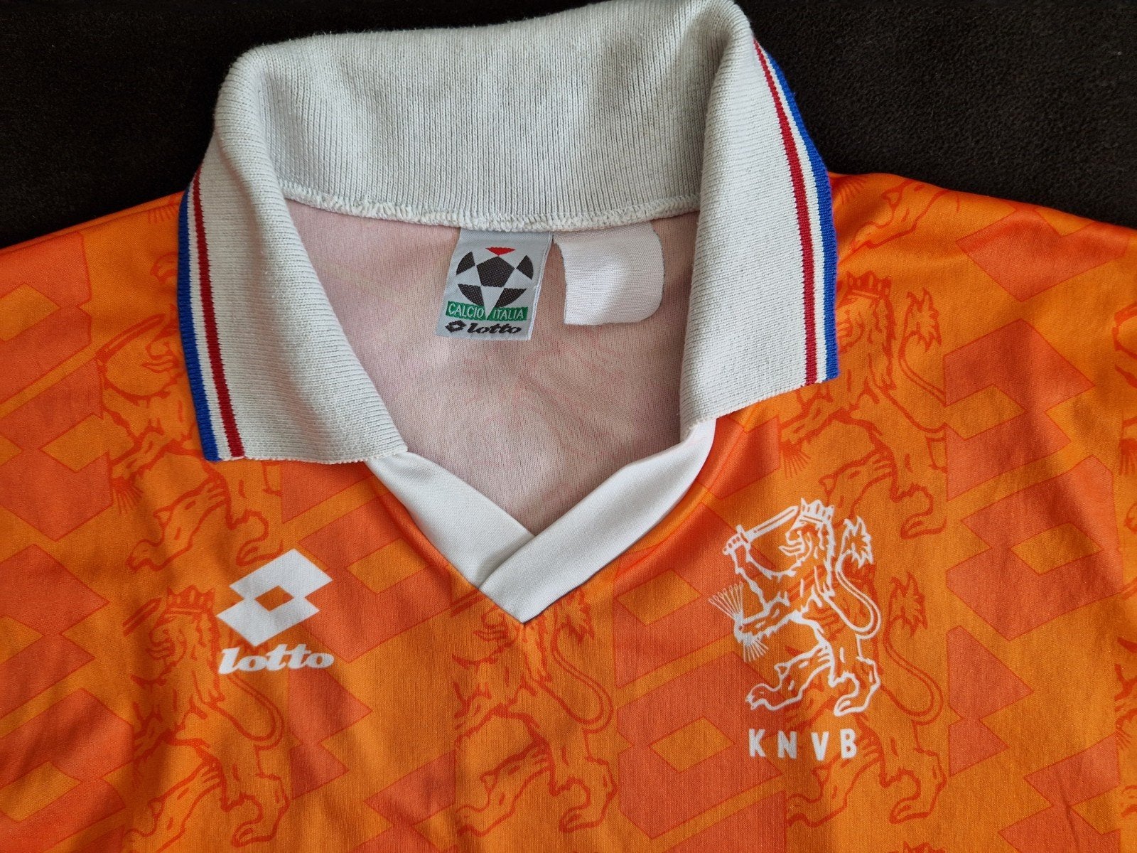 Nederlands elftal USA 1992 KNVB Oranje shirt L, Oranje, Ophalen of Verzenden, Voetbal, Gedragen