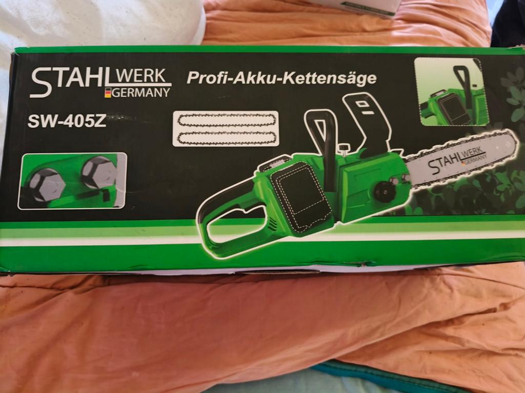 Ketingzaag niew e in doos Stahlwerk, Tuin en Terras, Ophalen of Verzenden, Nieuw, Elektrisch, Stahlwerk
