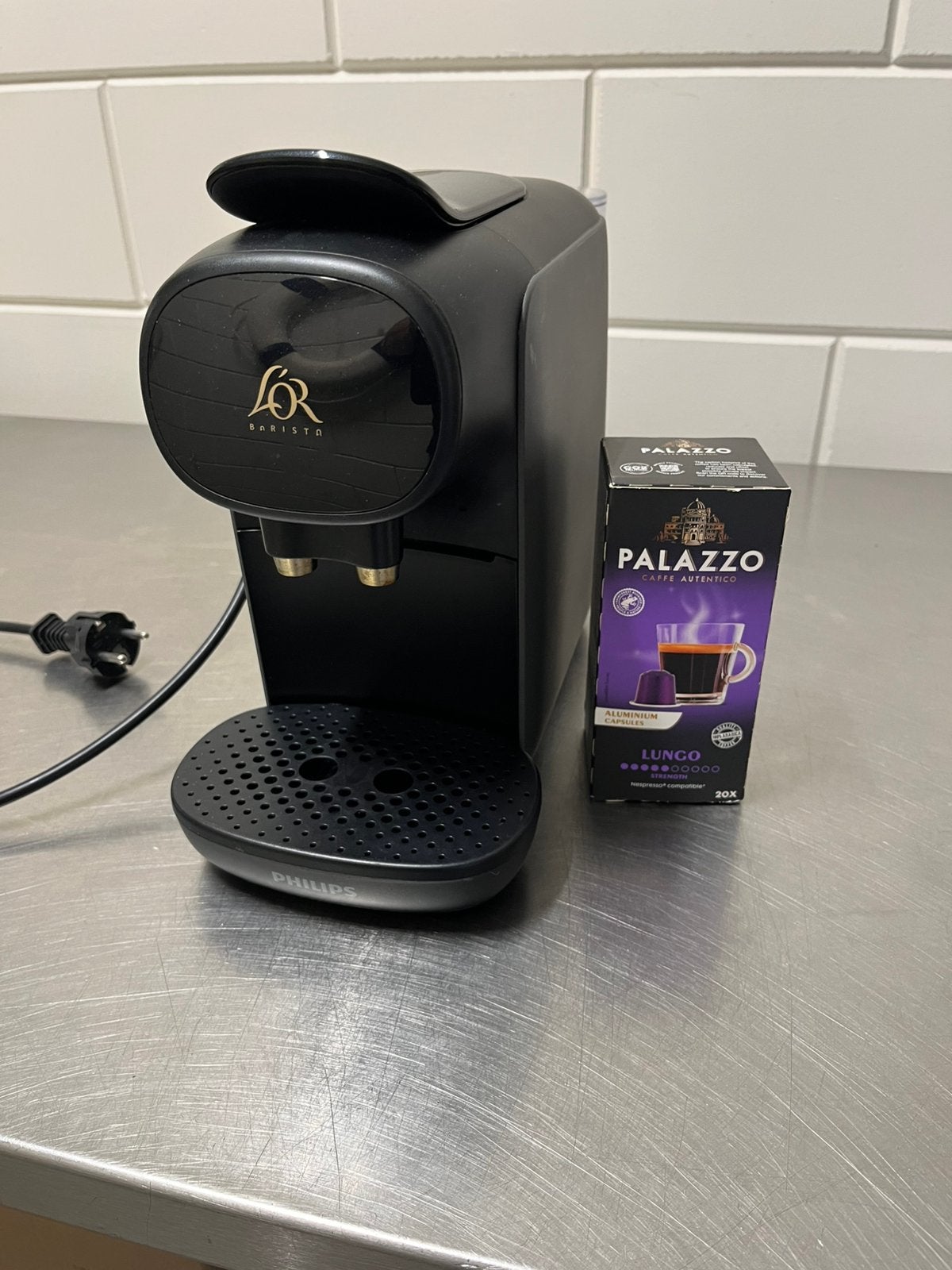 L’OR barista koffiemachine philips, Witgoed en Apparatuur, Koffiezetapparaten, Koffiemachine, Ophalen of Verzenden, Zo goed als nieuw