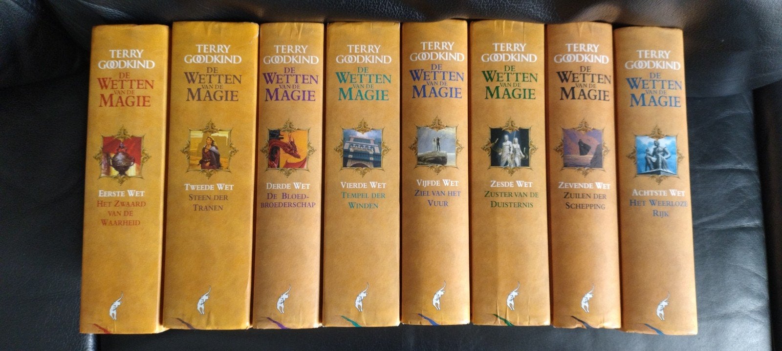 De Wetten van de Magie - Terry Goodkind (deel 1-8), Boeken, Ophalen of Verzenden, Gelezen, Terry Goodkind