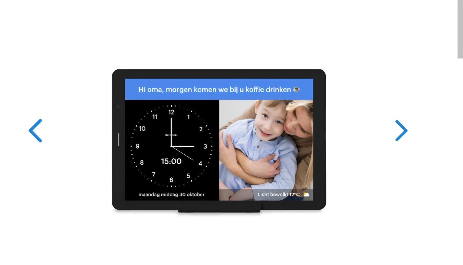 DayClock Generations7: Digitale Dagklok met Fotoalbum, Ophalen of Verzenden, 8 tot 12 inch