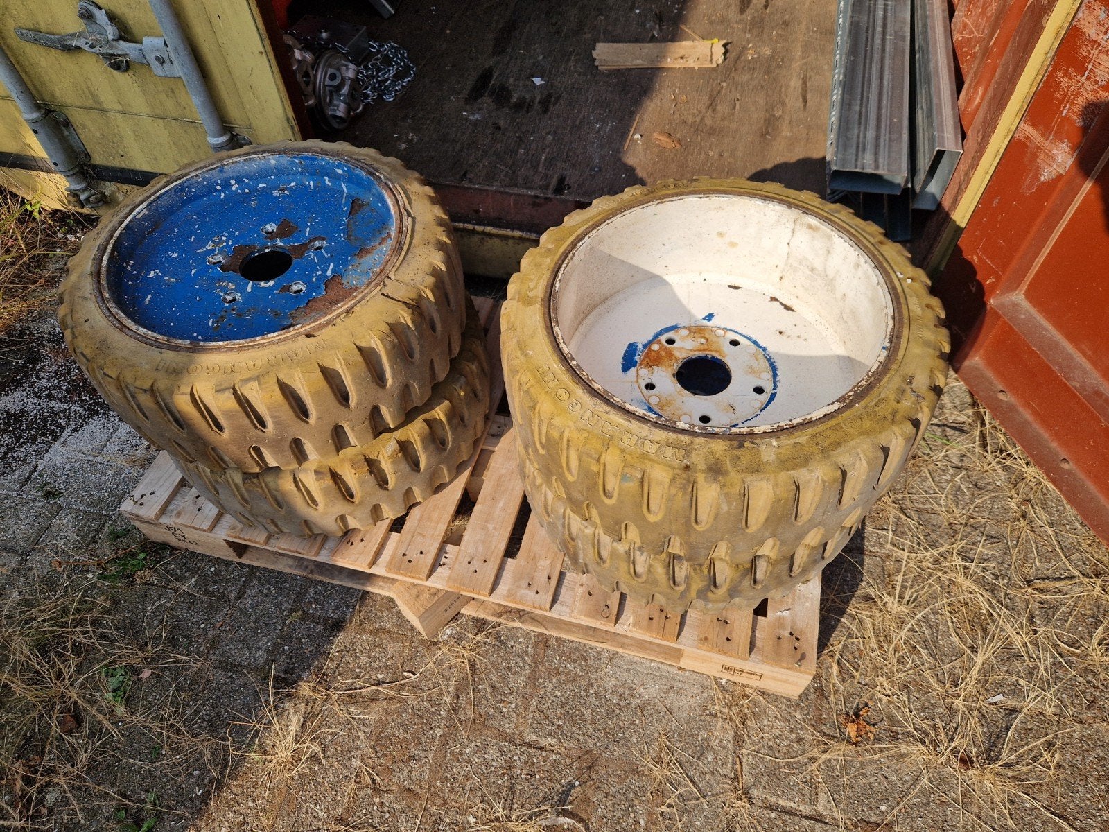 Niftylift HR10 HR12 set wielen, Ophalen