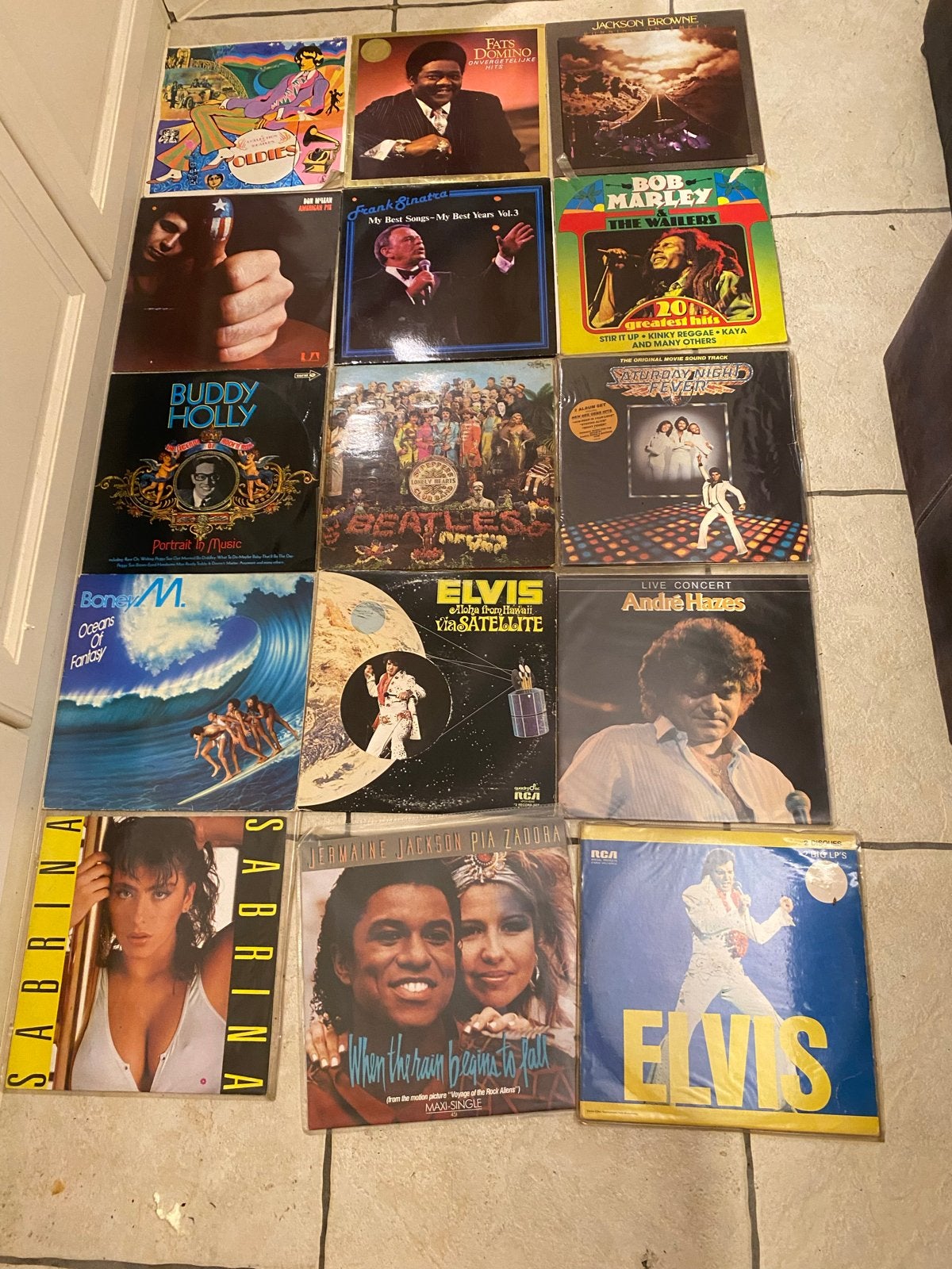 Grote verzameling LP's van diverse artiesten, LP, Gebruikt, Pop, Ophalen of Verzenden