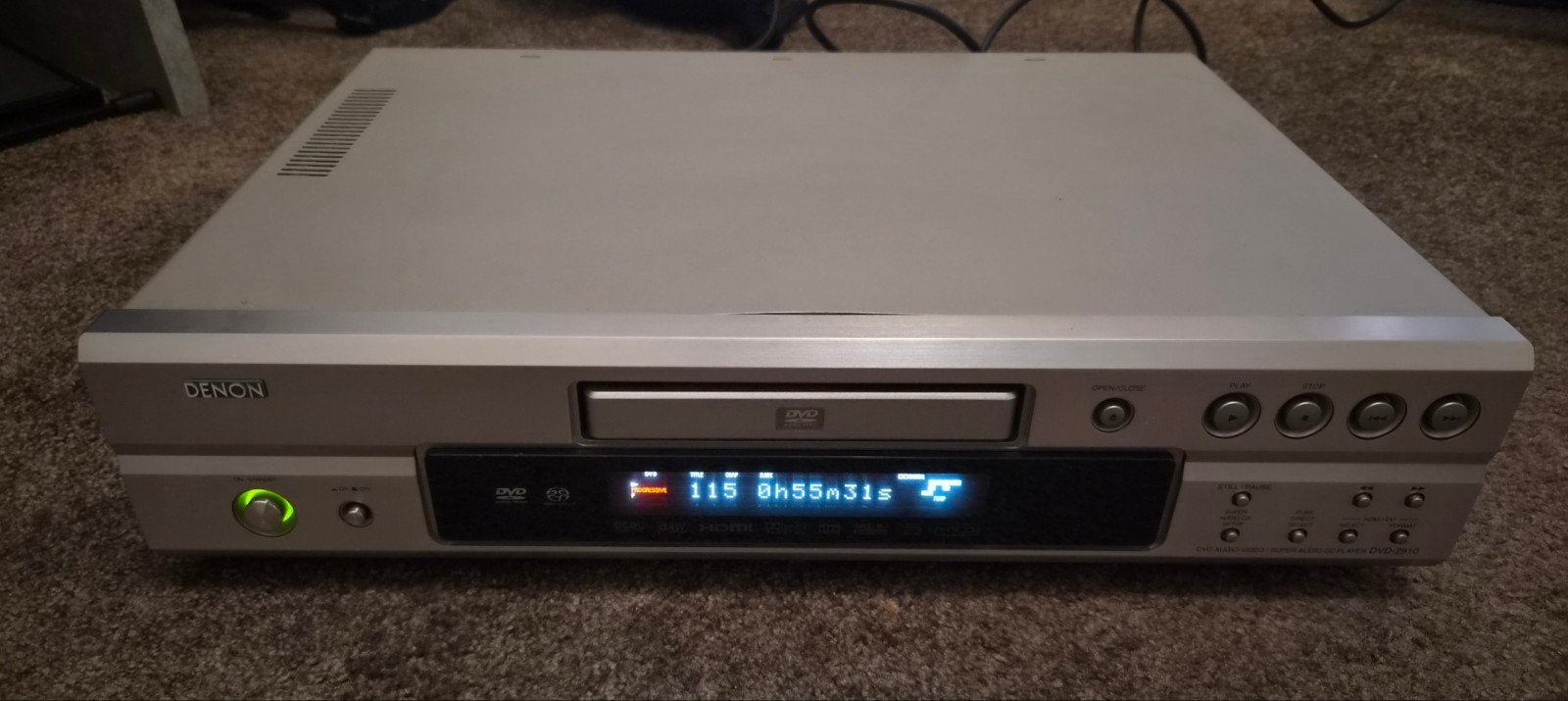 Denon 2910 dvdspeler– defect / voor onderdelen of reparatie, Ophalen, Gebruikt, Dvd-speler, Overige merken