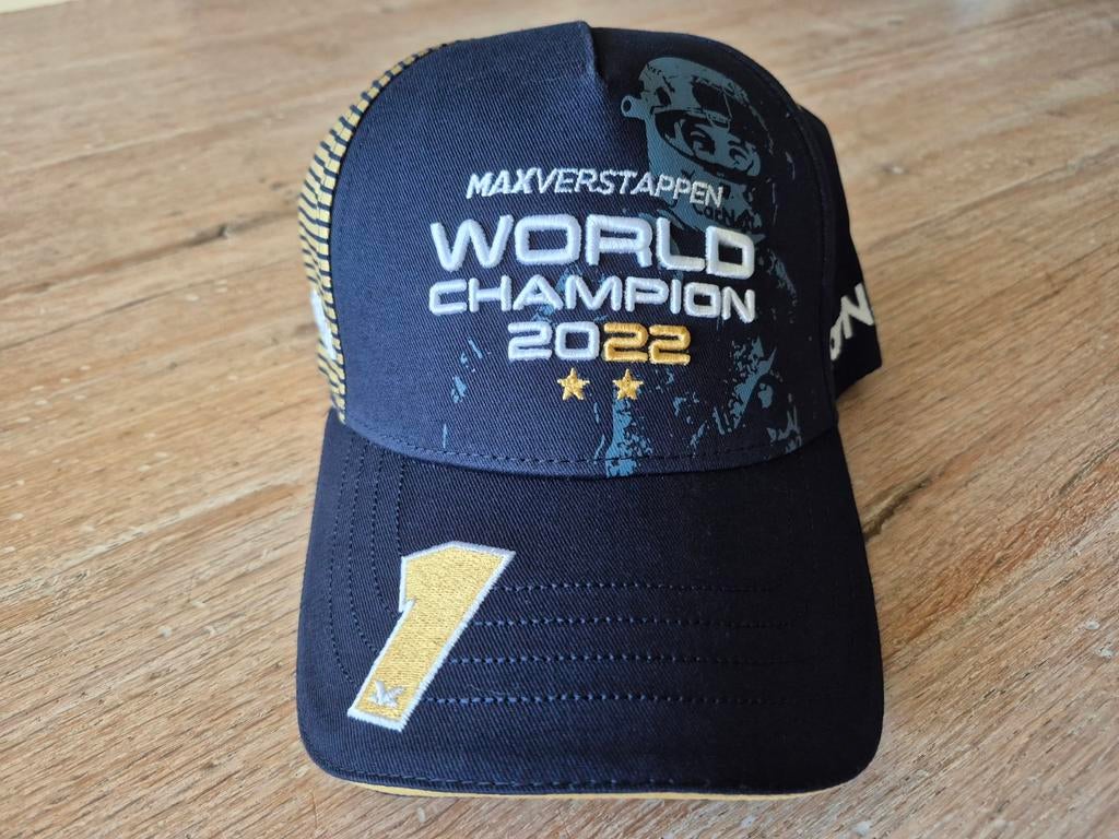 Max Verstappen cap World Champion 2022, Ophalen of Verzenden, Nieuw, Formule 1