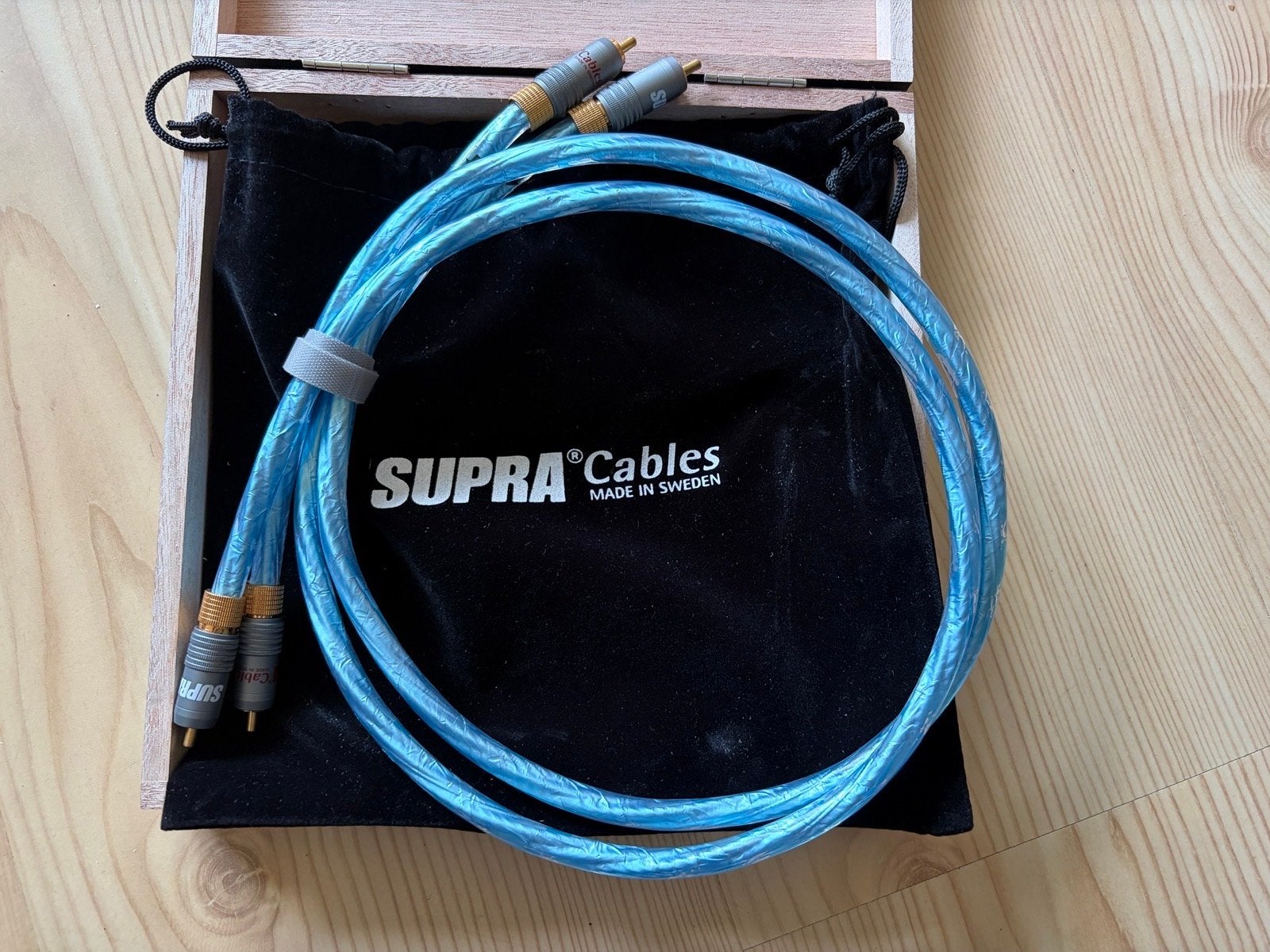 Supra Sword Interconnect RCA interlink, Audio, Tv en Foto, Audiokabels en Televisiekabels, Ophalen of Verzenden, Zo goed als nieuw