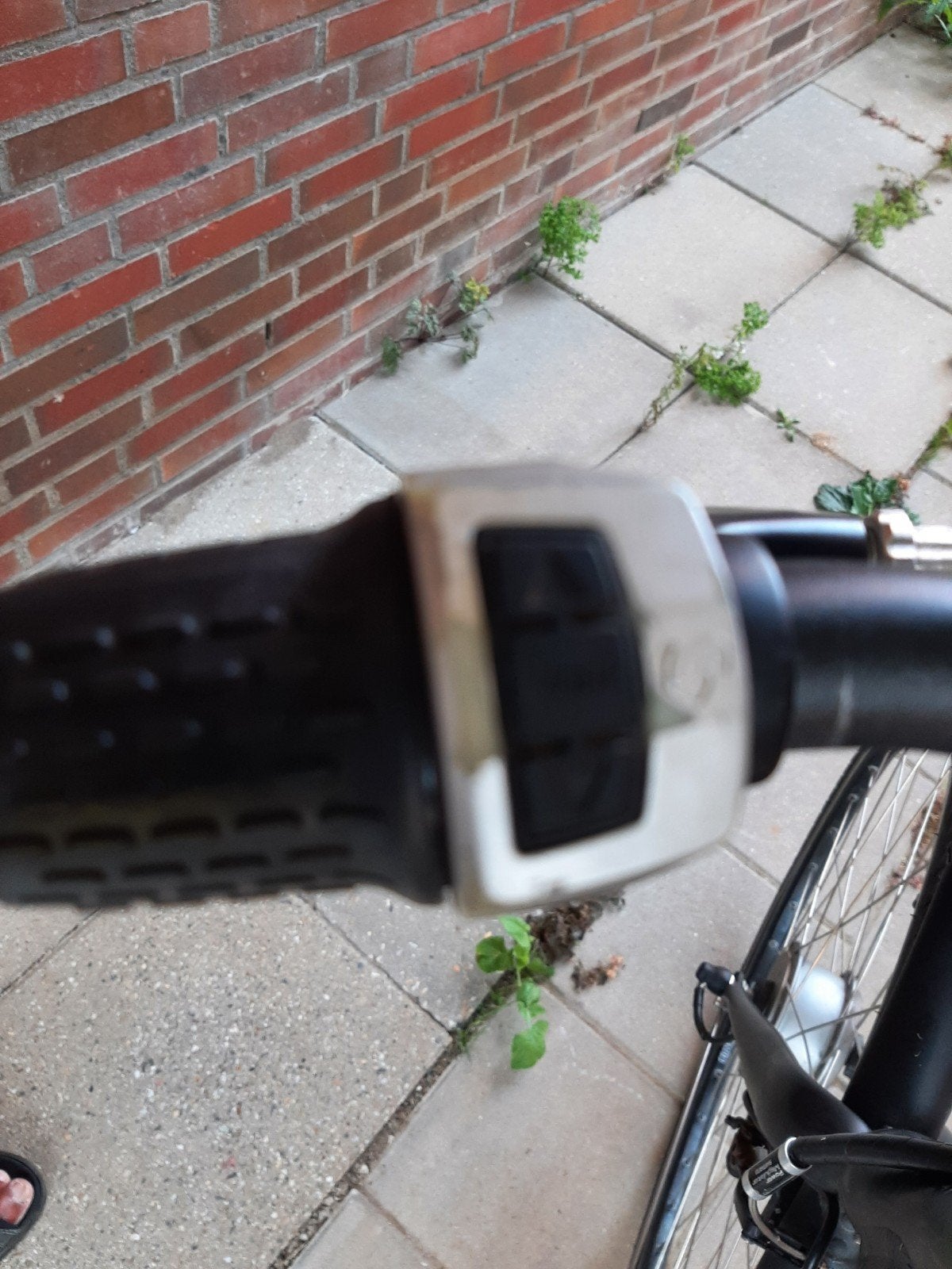 bedieningspaneel met gashendel voor Batavus of Sparta fietse, Ophalen of Verzenden, Waterdicht, Gebruikt