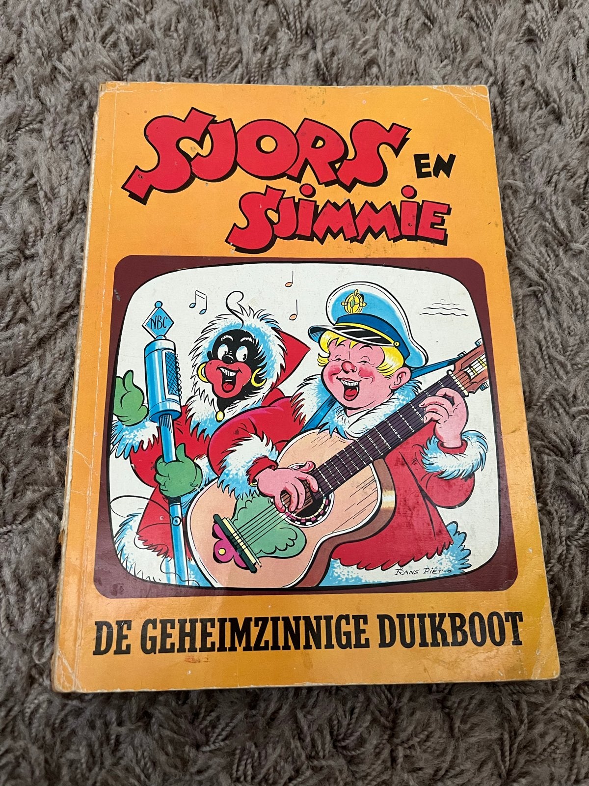 Sjors en Sjimmie - De Geheimzinnige Duikboot (1960), Eén stripboek, Ophalen of Verzenden, Gelezen