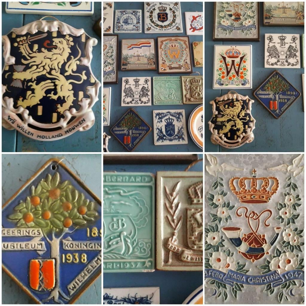Herdenkingstegels koningshuis, Verzamelen, Koninklijk Huis en Royalty, Ophalen