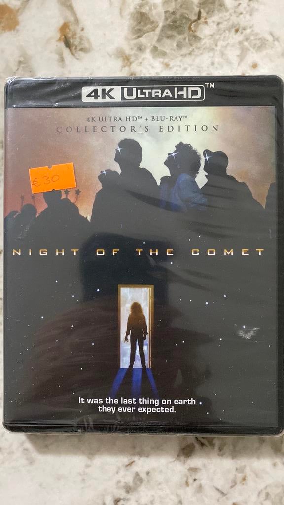 Night of the comet 4K UHD blu ray NIEUW, Ophalen of Verzenden, Nieuw in verpakking, Horror
