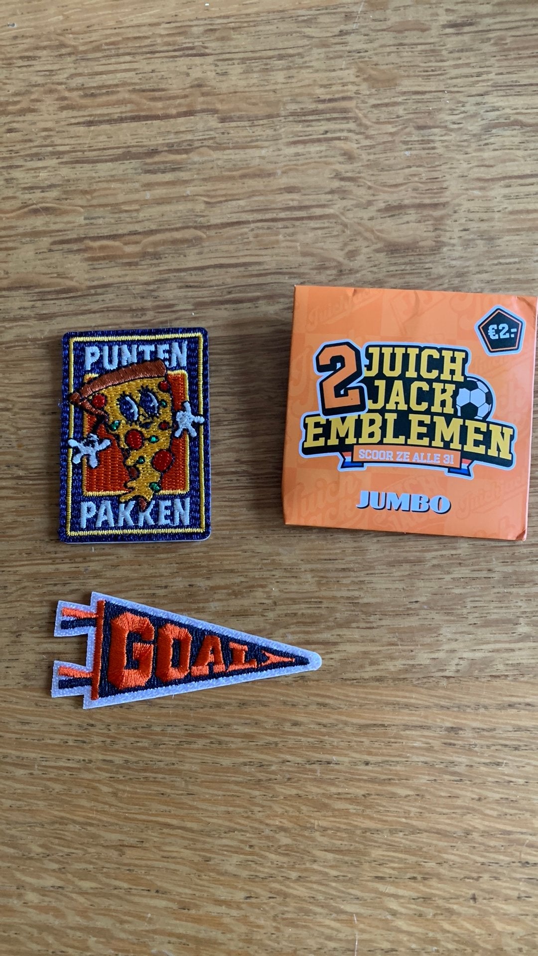 Juich Jack Emblemen Jumbo, Ophalen of Verzenden, Nieuw, Overige typen