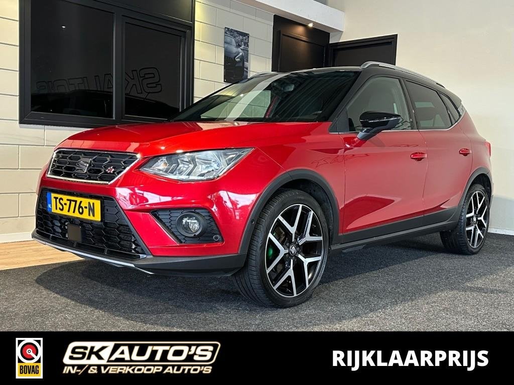 Seat ARONA 1.0 TSI FR B. INT. l NAP l ACC l AUTOMAAT l CAMER, Met garantie (alle), 116 pk, 49 €/maand, Origineel Nederlands