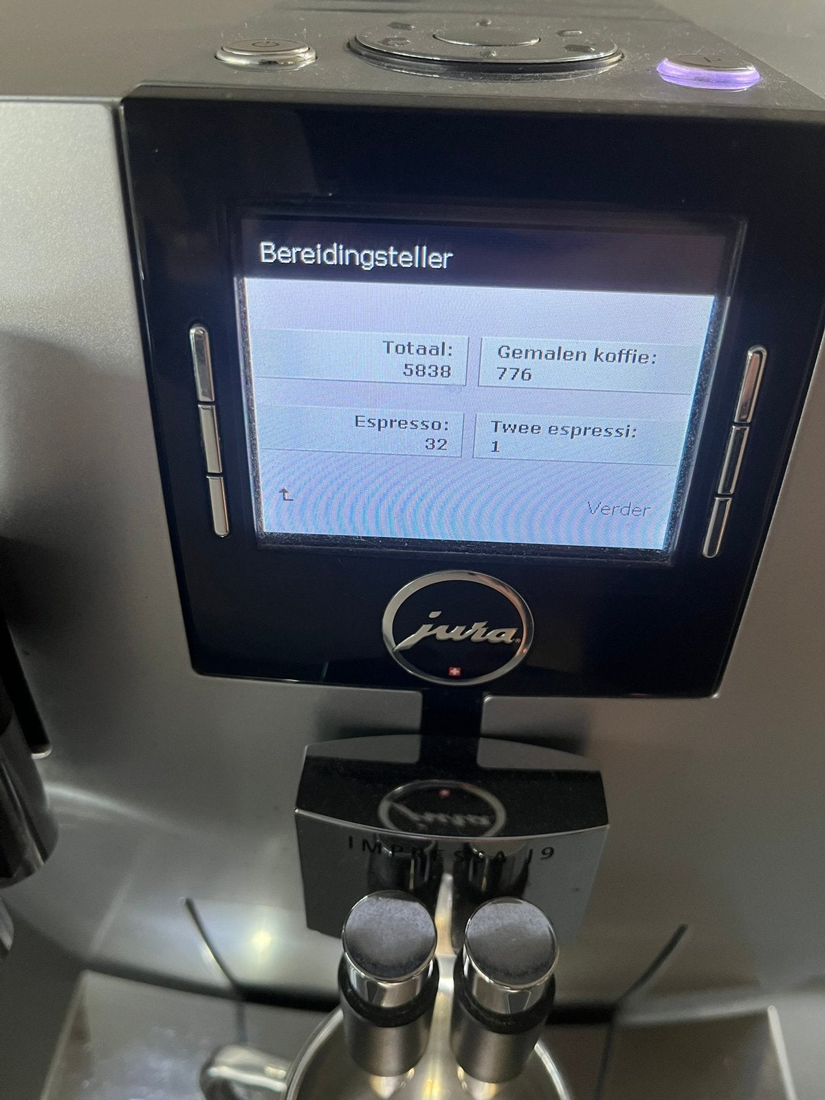 Jura j9 koffiemachine, Ophalen, Gebruikt, Koffiemachine