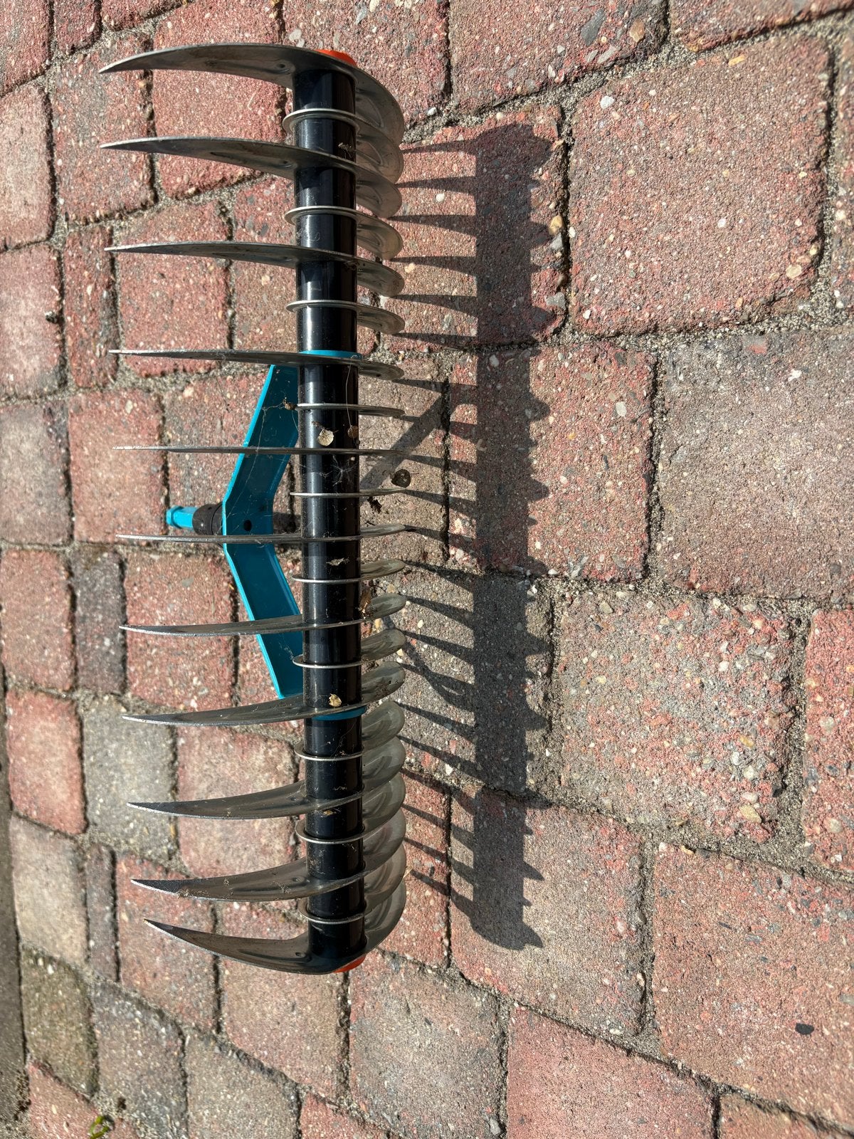 Gardena verticuteer hark zonder steel, Tuin en Terras, Ophalen, Gebruikt, Hark