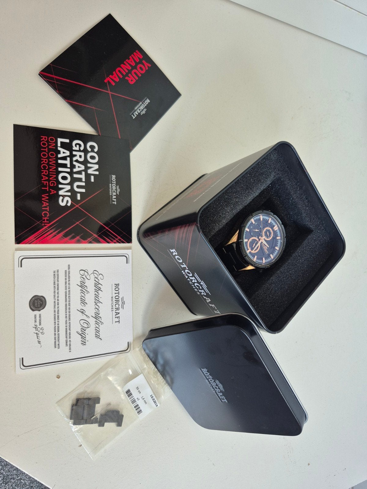 Rotorcraft GEAR RC2903, Overige merken, Staal, Staal, Polshorloge