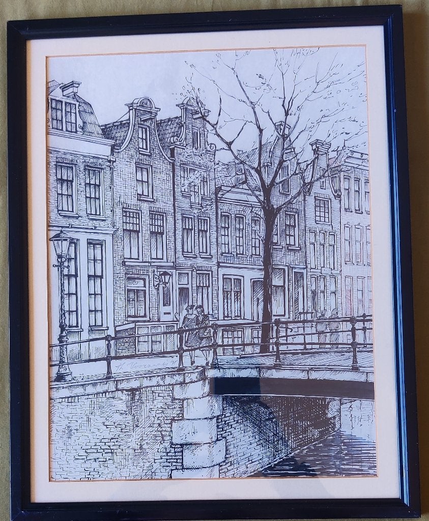 Theo Voorzaat, Antiek en Kunst, Kunst | Schilderijen | Klassiek, Ophalen of Verzenden