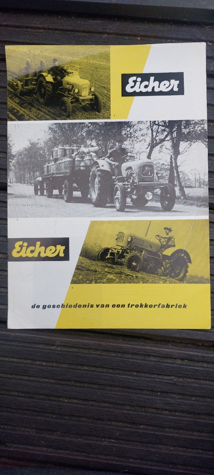 Eicher folder, Ophalen of Verzenden, Zo goed als nieuw, Folder