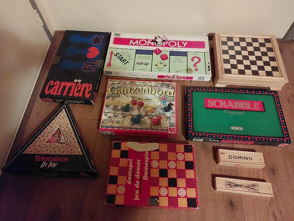 PARTIJ bordspellen gezelschapsspellen alles nieuw of z.g.a.n, Ophalen of Verzenden, Zo goed als nieuw