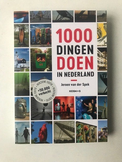 1000 dingen doen in  Nederland. Auteur: Jeroen van der Spek, Overige merken, Ophalen of Verzenden, Zo goed als nieuw, Benelux