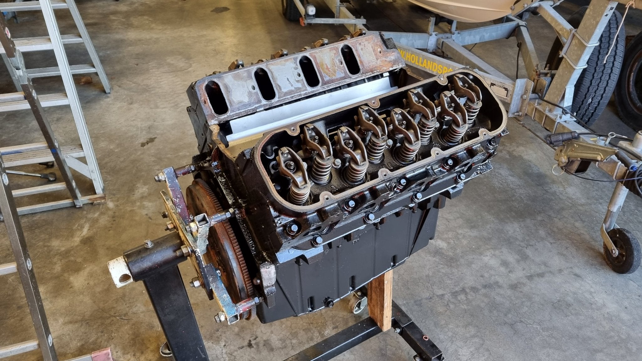 Mercruiser 496 8.1L H.O V8 Longblock 425 PK, Gebruikt, Benzine, Binnenboordmotor, 30 pk of meer