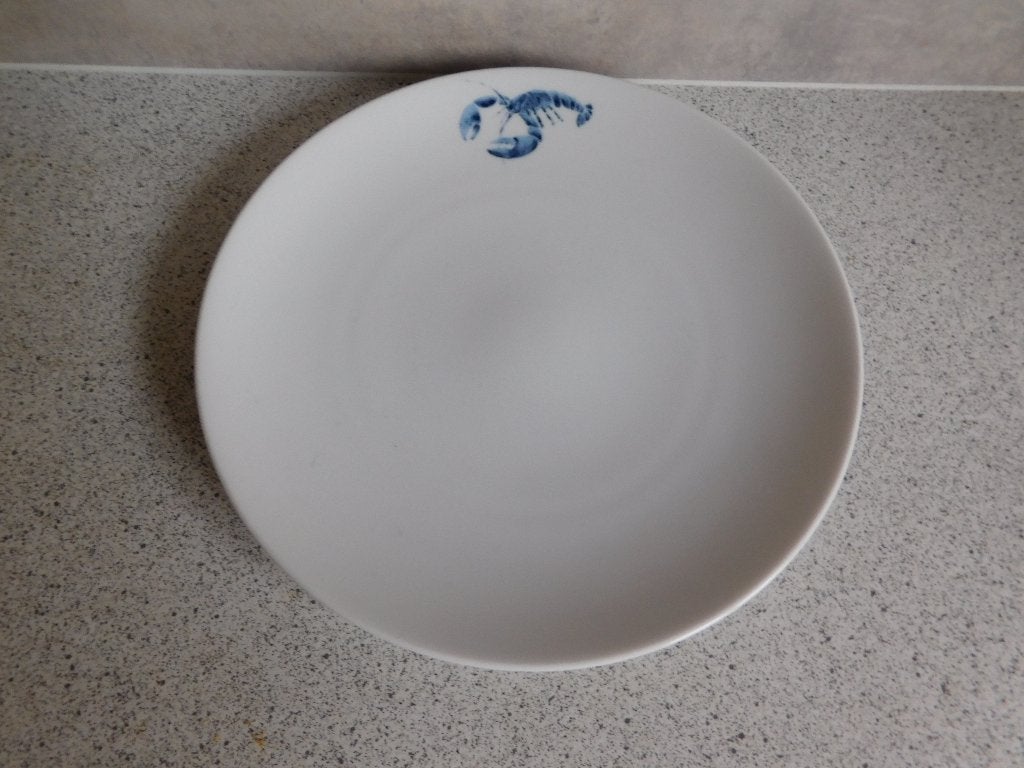 Bord Lobster Blue Studio Nova - 21 cm, Overige merken, Ophalen of Verzenden, Zo goed als nieuw, Bord(en)