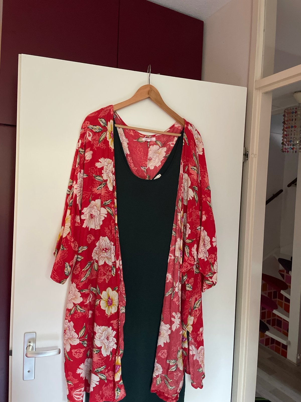 Nieuw setje: Paprika kimono en Sisi Boy jurkje XL-XXL, Ophalen of Verzenden, Nieuw, Maat 46/48 (XL) of groter, Rood