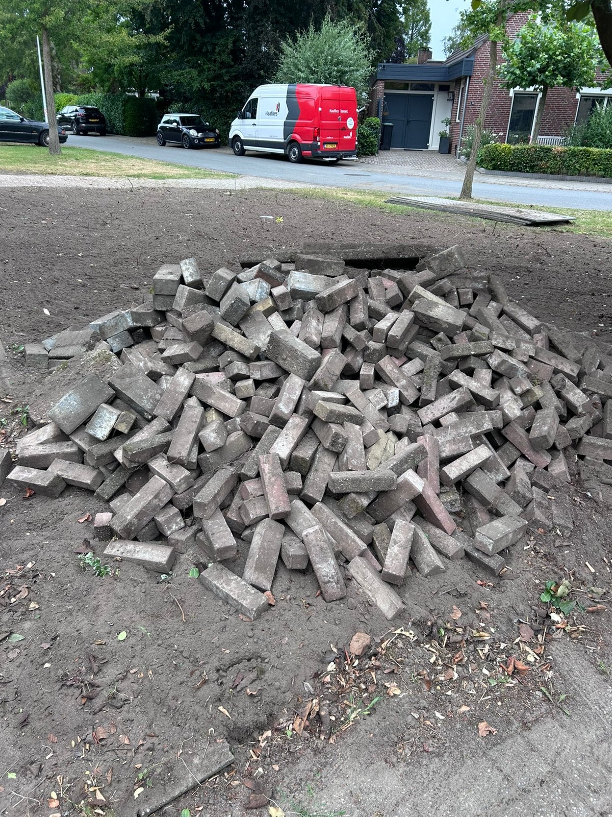 Gratis afhalen beton waaltjes, Tuin en Terras, Grind, Keien en Split, Ophalen, Gebruikt, Overige materialen, Overige typen