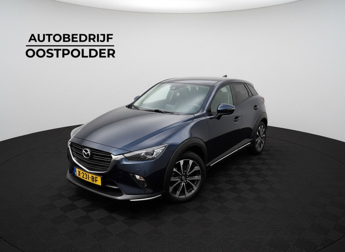 Mazda CX-3 2.0 SkyActiv-G 120 GT-M, Auto's, 1998 cc, 4 cilinders, Blauw, Handgeschakeld