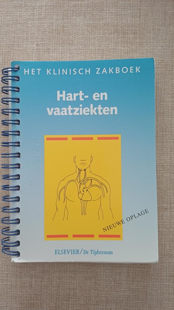Het Klinisch Zakboek: Hart- en vaatziekten, Ophalen of Verzenden, Zo goed als nieuw, Gezondheid en Conditie, Elsevier / De Tijdstroom