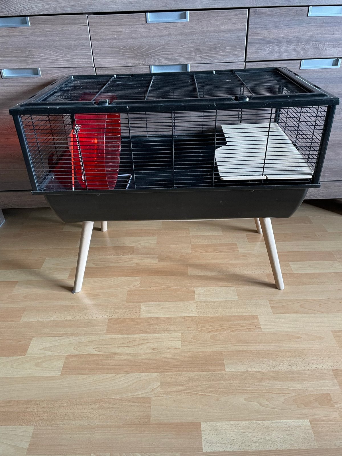 Knaagdieren kooi, Ophalen, 60 tot 90 cm, Zo goed als nieuw, Hok