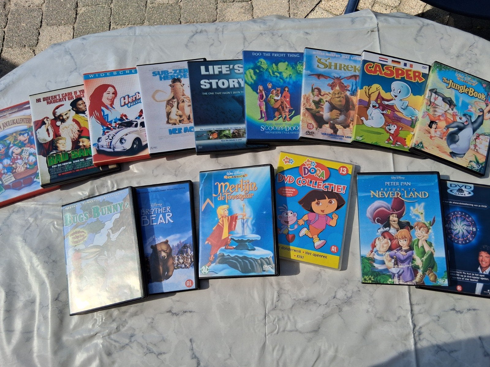 15 Kinderfilms op DVD - Diverse titels, Cd's en Dvd's, Dvd's | Kinderen en Jeugd, Ophalen