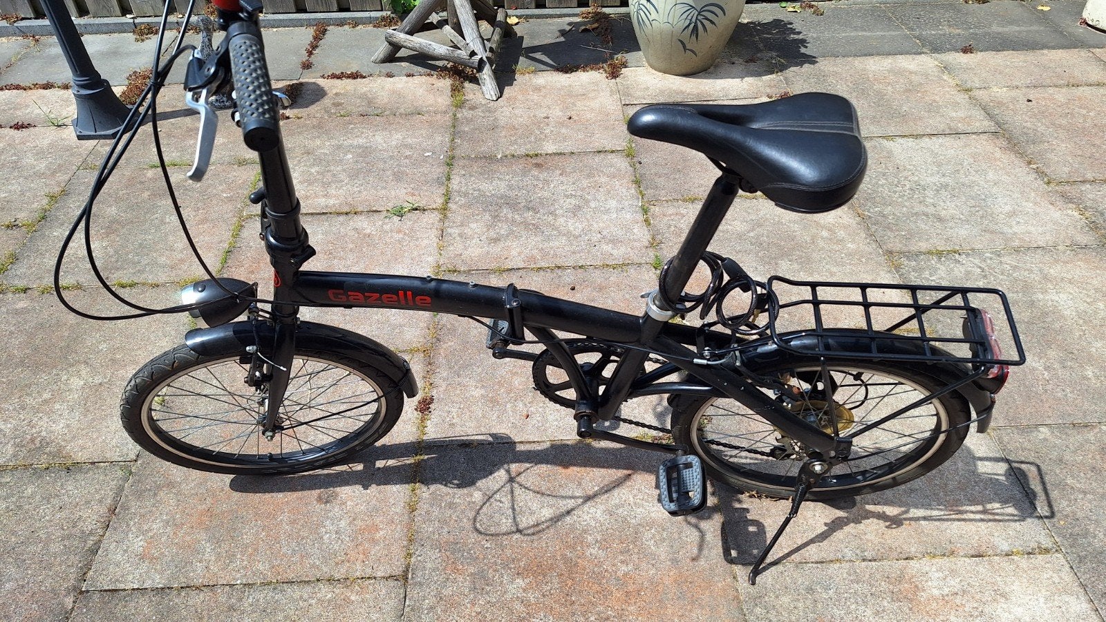 Gazelle vouwfiets - Compact en handig, Fietsen en Brommers, Fietsen | Vouwfietsen, 20 inch of meer, Gebruikt, Velgrem, Versnellingen