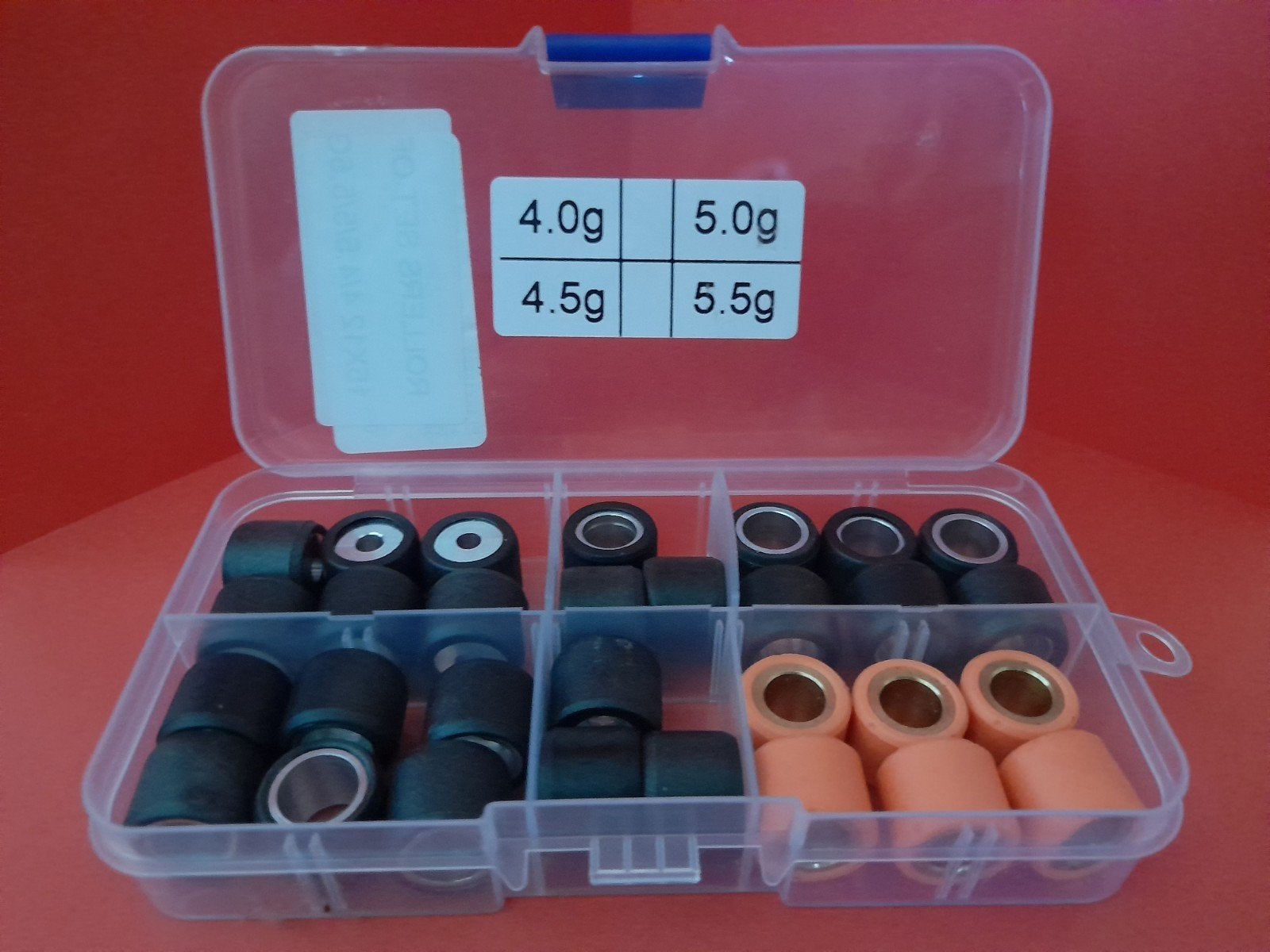 NIEUWE Variorollen afstelset/ 4 soorten gewichten/ 15×12 mm, Ophalen of Verzenden, Nieuw, Overige typen