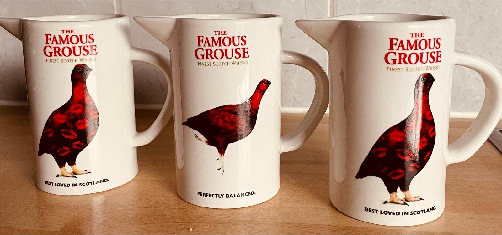 3 Famous Grouse kannen - 400cl - Nieuwstaat, Ophalen of Verzenden, Nieuw, Overige typen