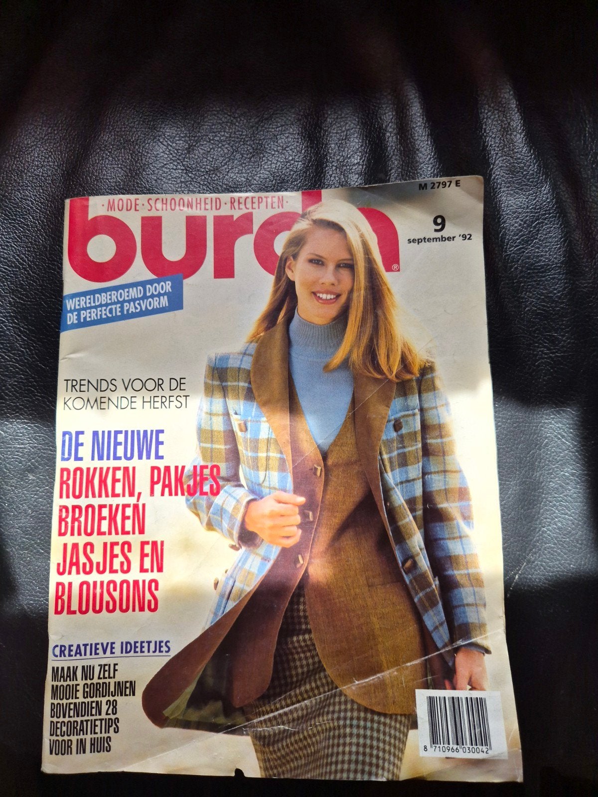 Burda Mode Magazine September '92 - Vintage Patroonblad, Vrouw, Overige typen, Gebruikt, Burda