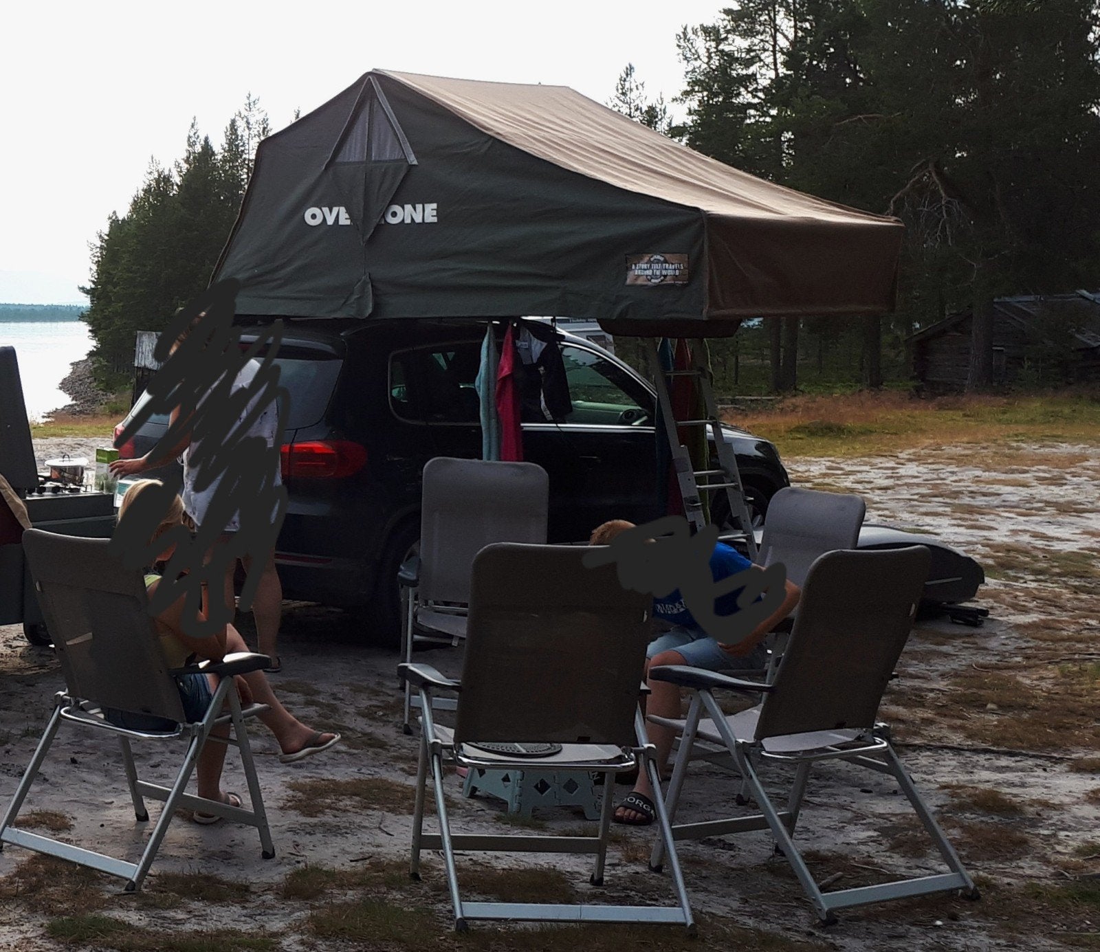 Autohome daktent model overzone, Caravans en Kamperen, Tenten, tot en met 2, Zo goed als nieuw, Ophalen