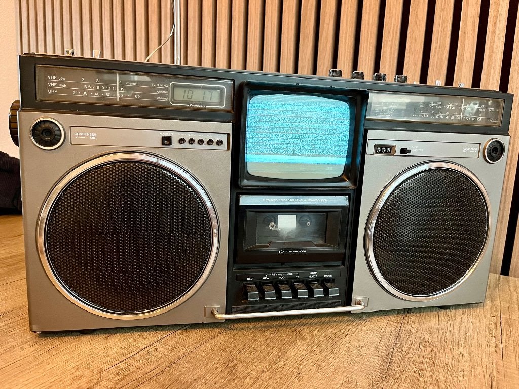 Vintage zeldzame Philips ART 60 Radio/casette/TV, Ophalen, Gebruikt