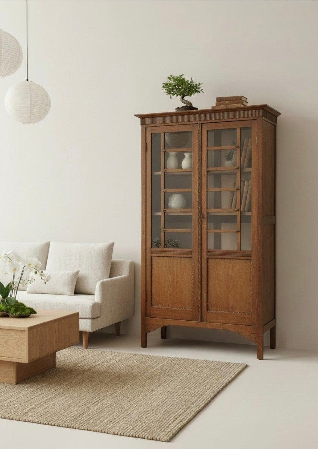 antieke kast boekenkast Art Deco, Ophalen