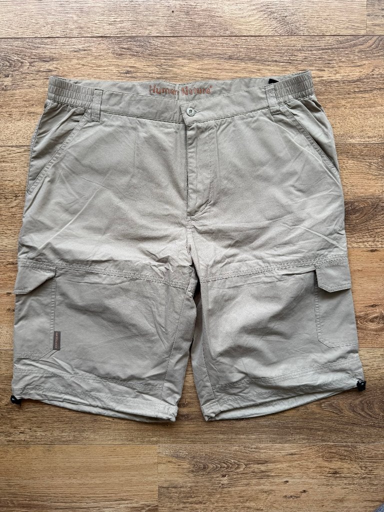 Human nature - herenshort - beige - mt XXL, Kleding | Heren, Broeken en Pantalons, Ophalen of Verzenden, Zo goed als nieuw, Overige maten