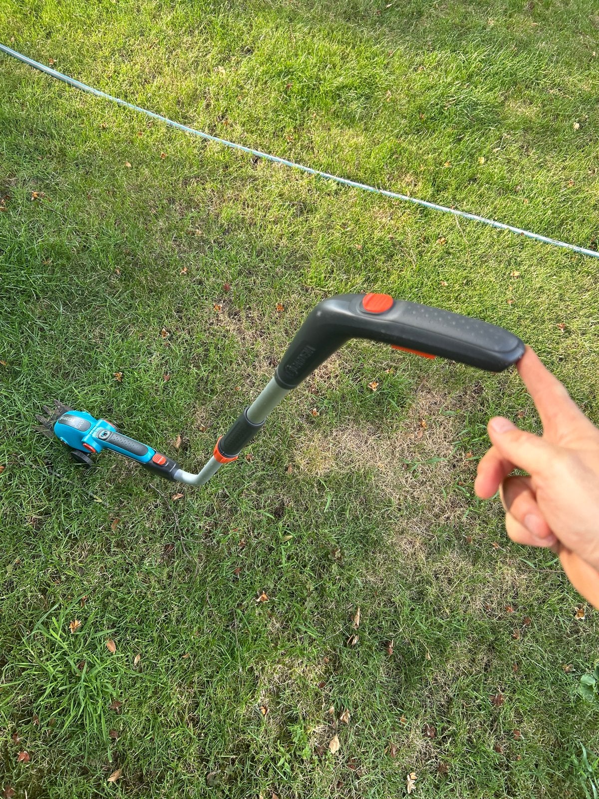 Gardena Accu Graskantenschaar - Zo goed als nieuw, Cirkelmaaier, Minder dan 30 cm, Accu-grasmaaier, Ophalen of Verzenden