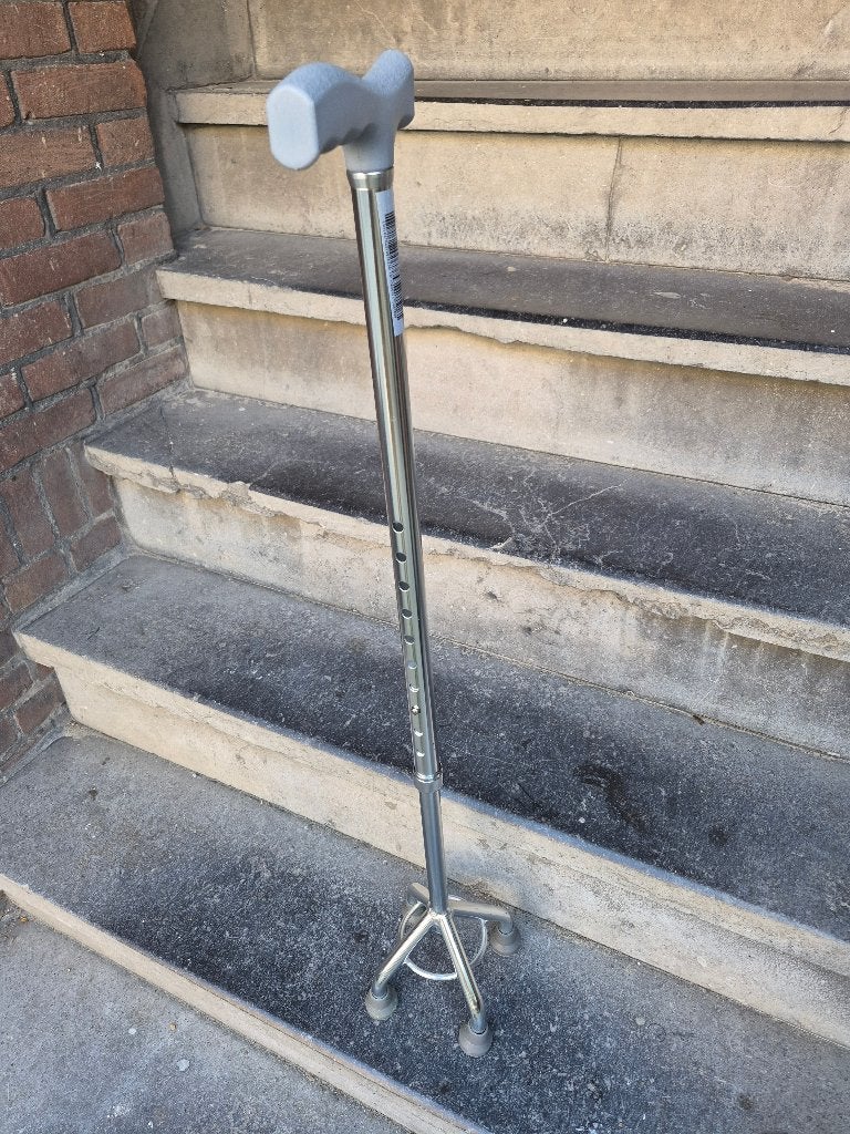 4 poot wandelstok Canne Quadripode Classic, Ophalen, Verstelbaar, Zo goed als nieuw
