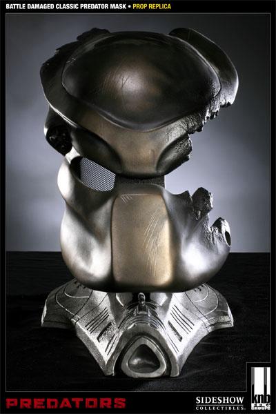 Sideshow Classic Predator Battle Damaged mask life size, Verzamelen, Ophalen, Zo goed als nieuw, Fantasy