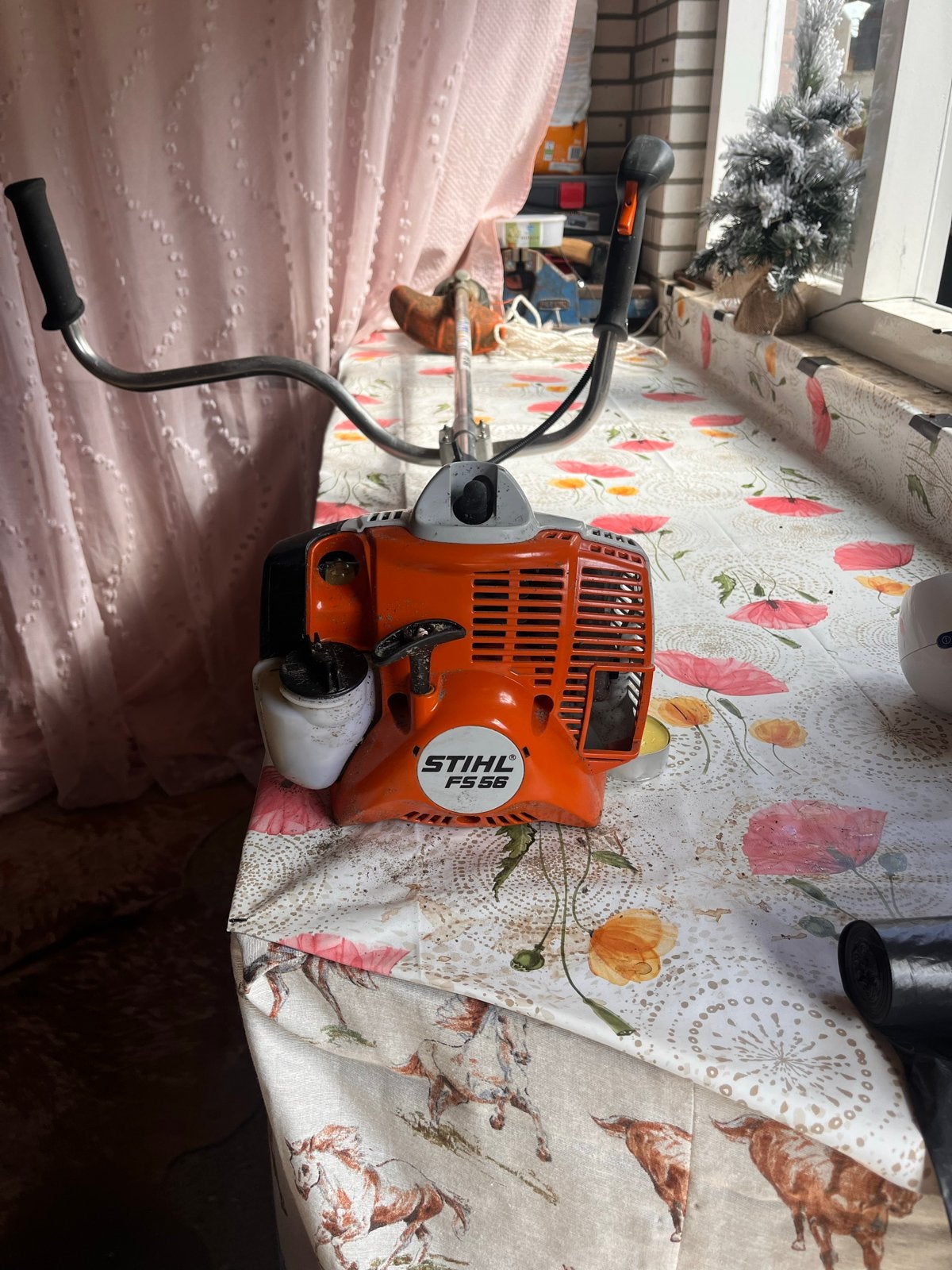 Stihl FS 56 Benzine Bosmaaier - Zo goed als nieuw, Ophalen of Verzenden, Zo goed als nieuw, 30 tot 50 cm, Benzine