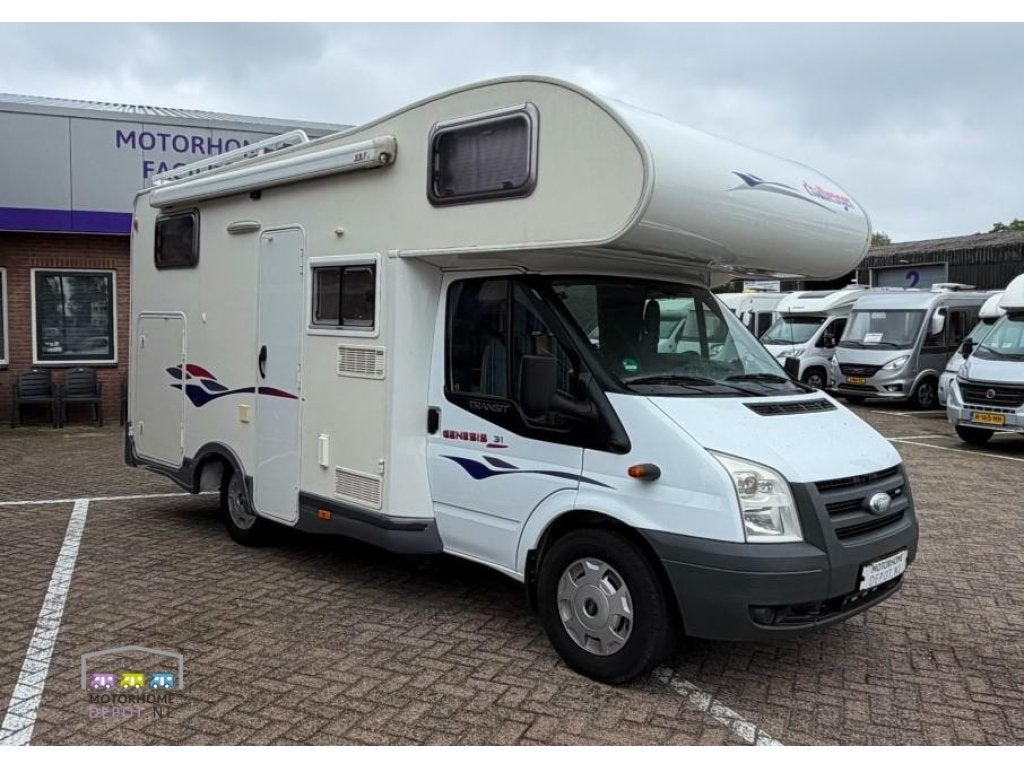 Challenger Genesis 31 Euro4 zeer goed onderhouden, Caravans en Kamperen, Campers, Alkoof, Kluisje, Ford, Koelkast
