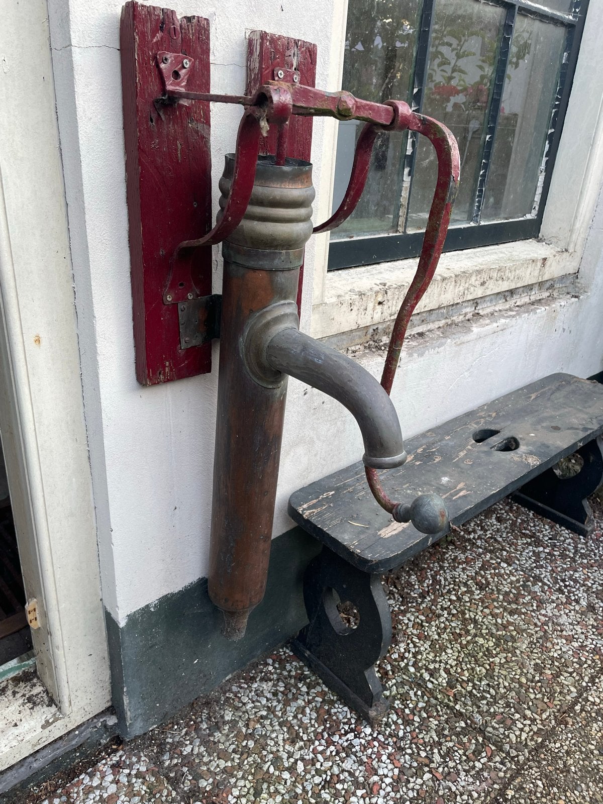Antieke waterpomp - decoratief object, Ophalen of Verzenden